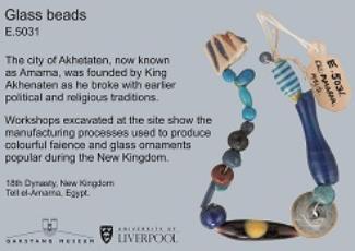 Ancient Egyptian Beaded Necklace from the Garstang Museum